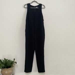 ASOS Open Back Cage Jumpsuit Black Size 8